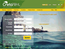 Tablet Screenshot of cretarent.gr
